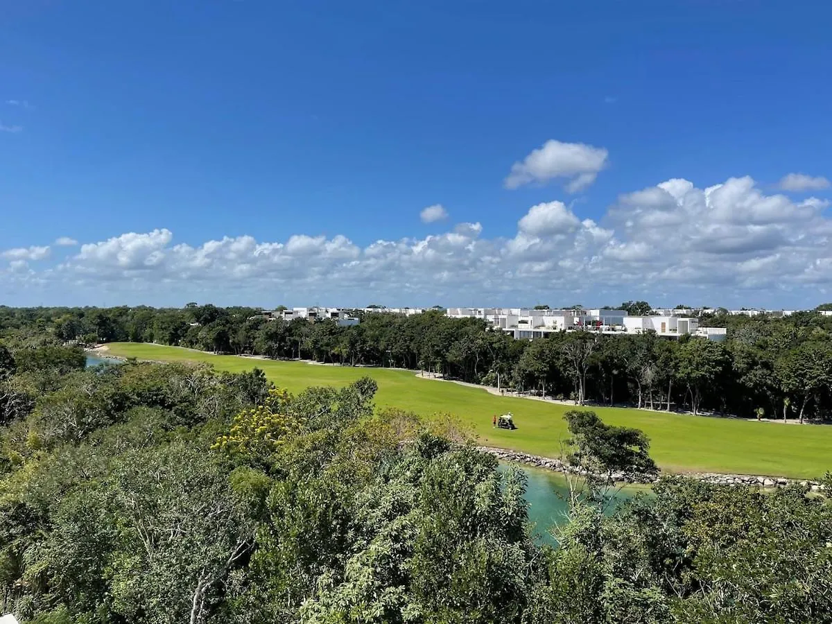 ChacalalUpscale 2Br Penthouse With Watergolf Viewアパートメント メキシコ